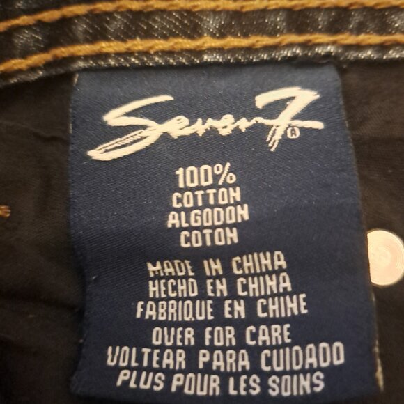 SEVEN7  Men's Straight Fit Medium Wash Denim Jeans Size 36x32 - Picture 13 of 14